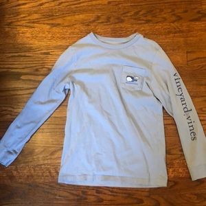 Blue halloween vineyard vines long sleeve size S